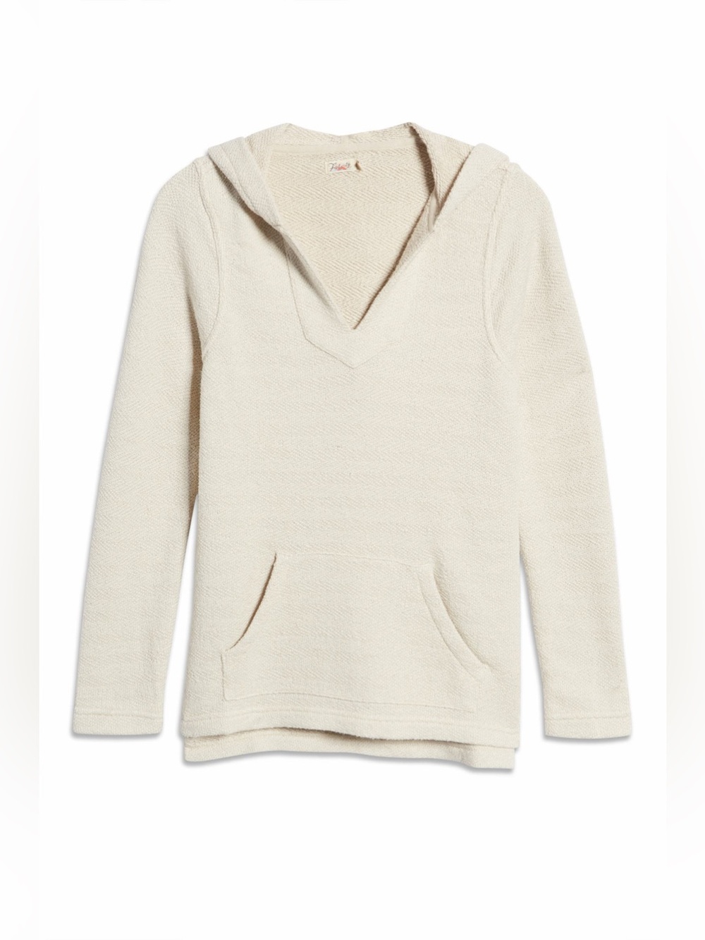 Faherty Seabrook French Terry Hoodie in Cream coastal preppy Nantucket yachty